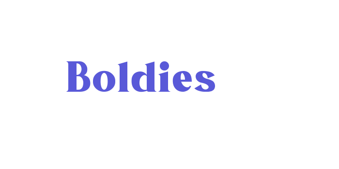 Boldies Font Download