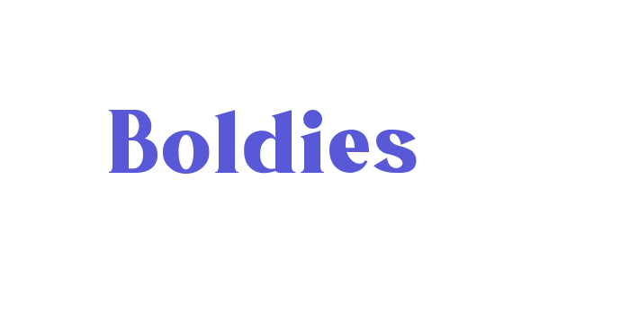 Boldies Font