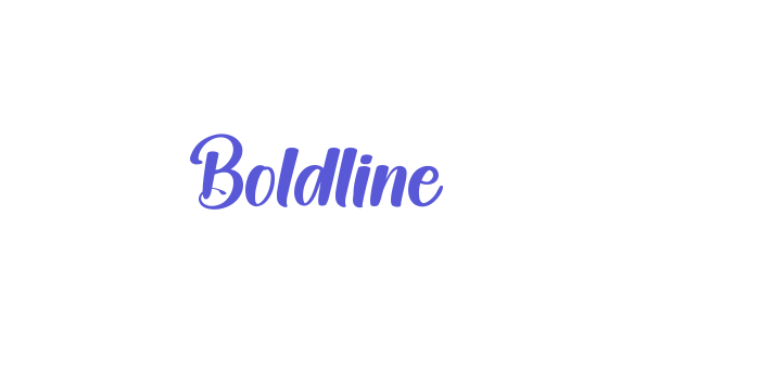 Boldline Font Download