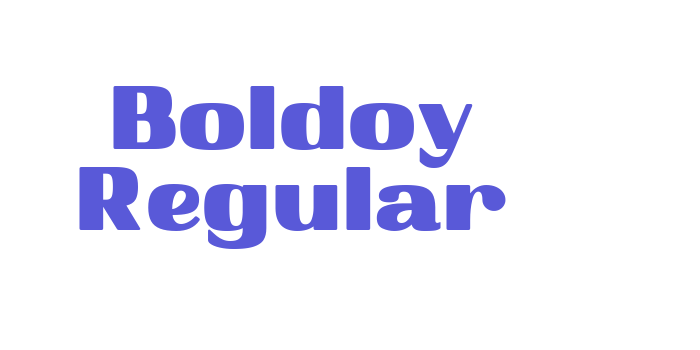 Boldoy Regular Font Download