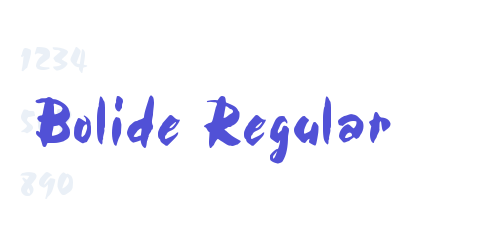 Bolide Regular-font-download