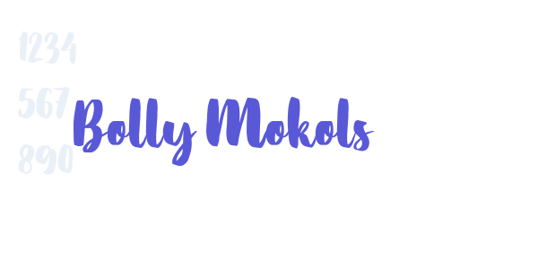 Bolly Mokols font free