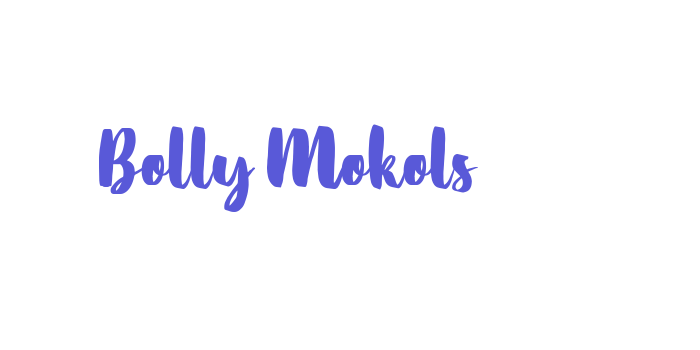 Bolly Mokols Font Download