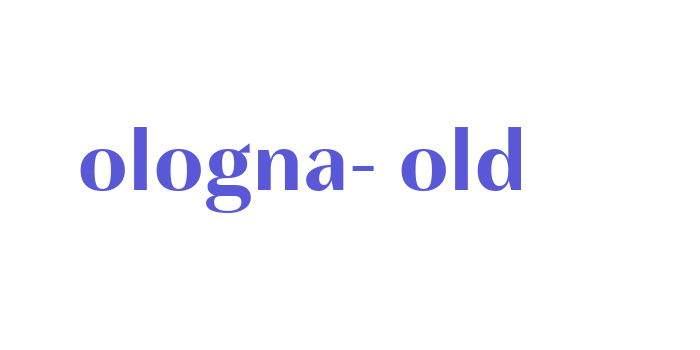 Bologna-Bold Font Download