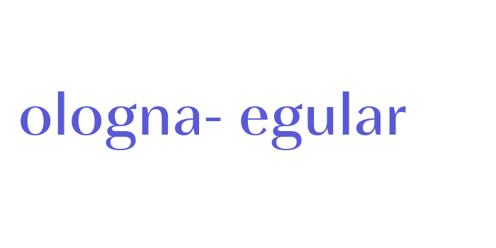 Bologna-Regular Font Download