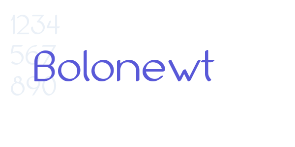 Bolonewt font free