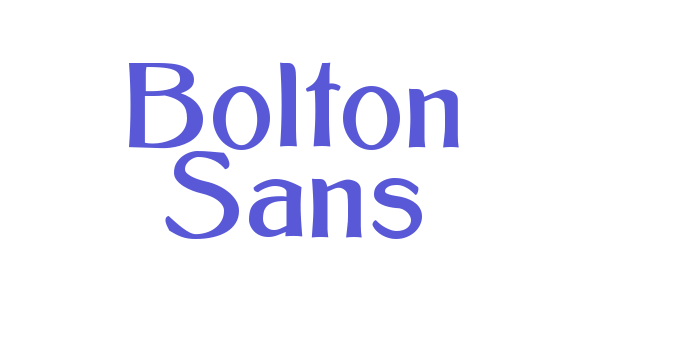 Bolton Sans Font