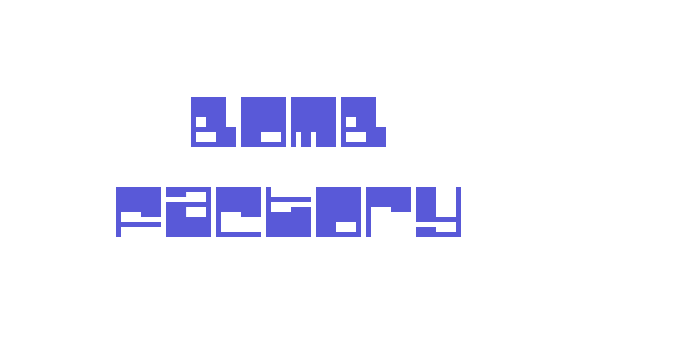 Bomb Factory Font