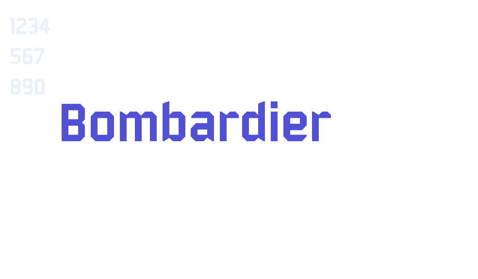 Bombardier-font-download