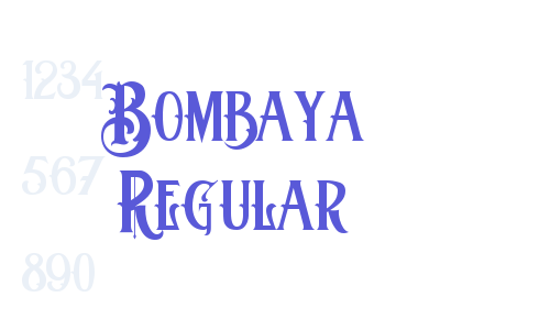 Bombaya Regular Font Download