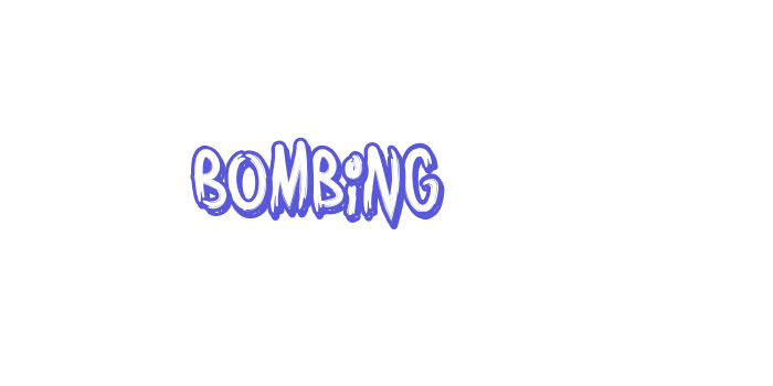 Bombing Font Download