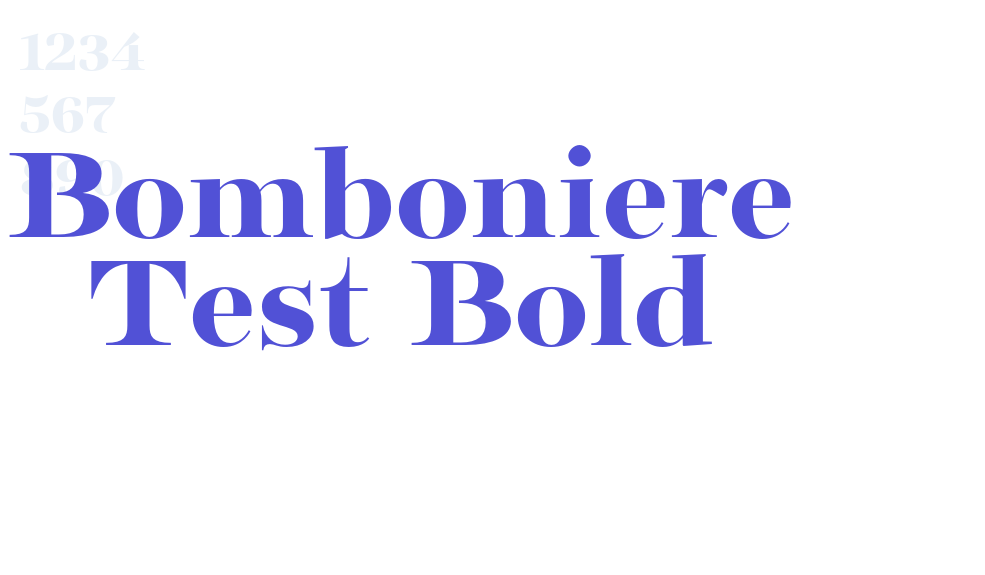 Bomboniere Test Bold-font-download