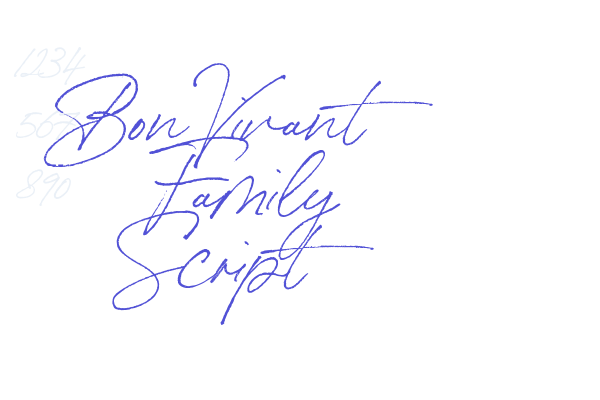 Bon Vivant Family Script