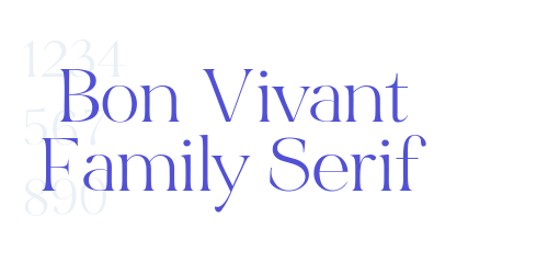 Bon Vivant Family Serif-font-download