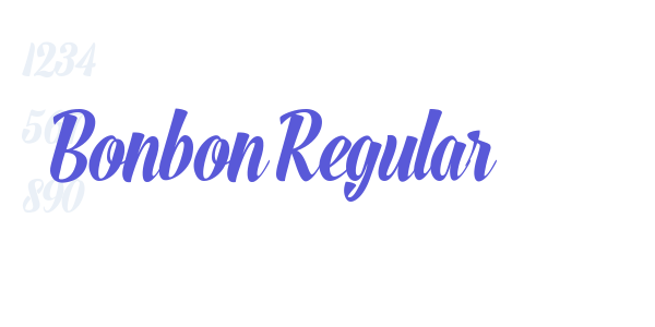 Bonbon Regular font free