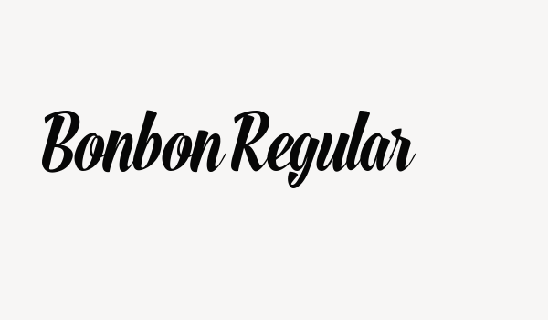 Bonbon Regular Font