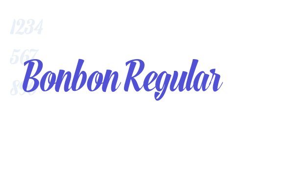 Bonbon Regular font download