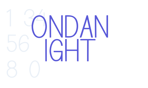 Bondan Light Font Download