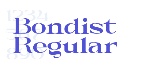 Bondist Regular-font-download