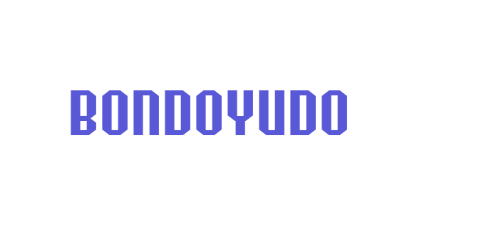 Bondoyudo Font Download