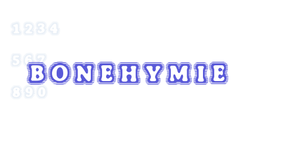 BoneHymie font free