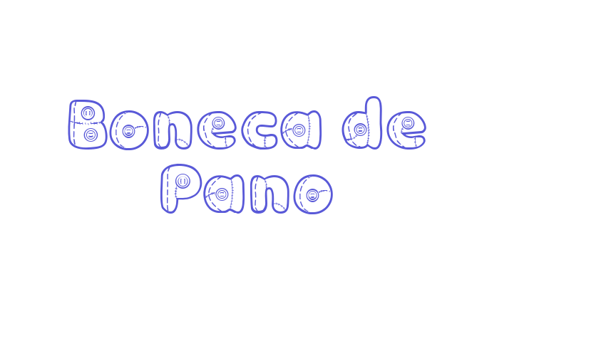 Boneca de Pano Font Download