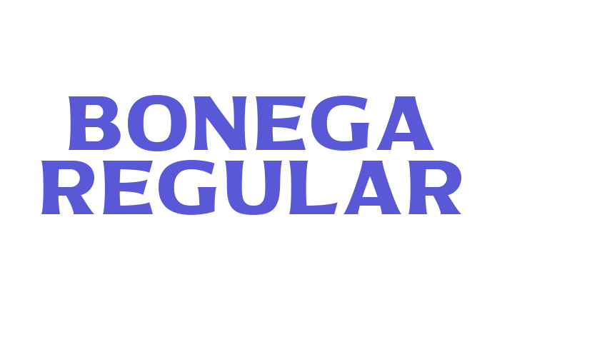 Bonega Regular Font