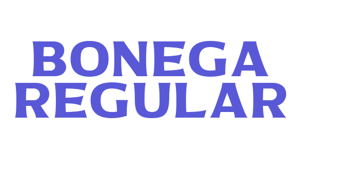 Bonega Regular Font Download