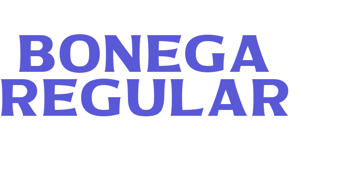 Bonega Regular Font