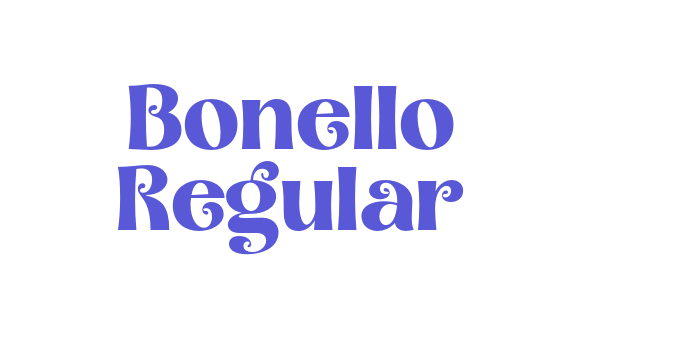 Bonello Regular Font Download