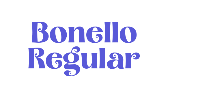 Bonello Regular Font