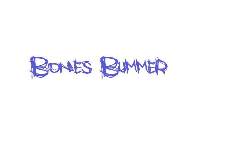 Bones Bummer Font