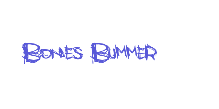 Bones Bummer Font Download