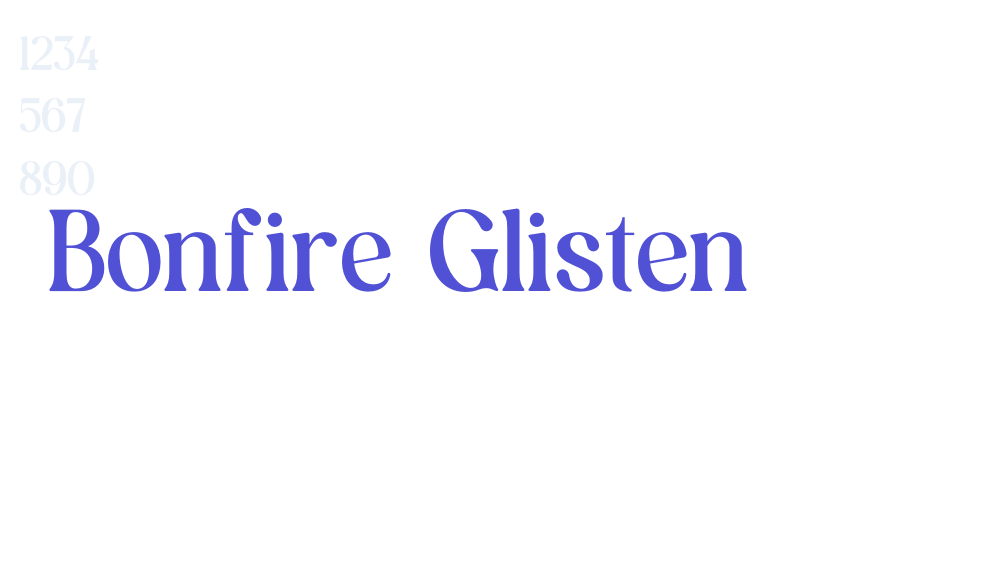 Bonfire Glisten-font-download