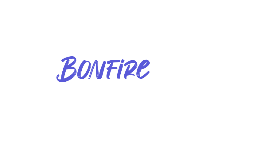 Bonfire Font