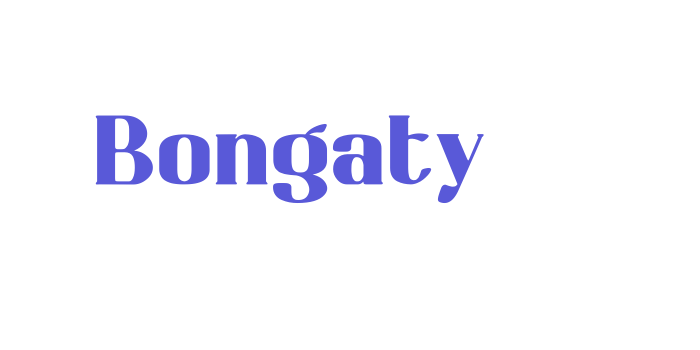 Bongaty Font