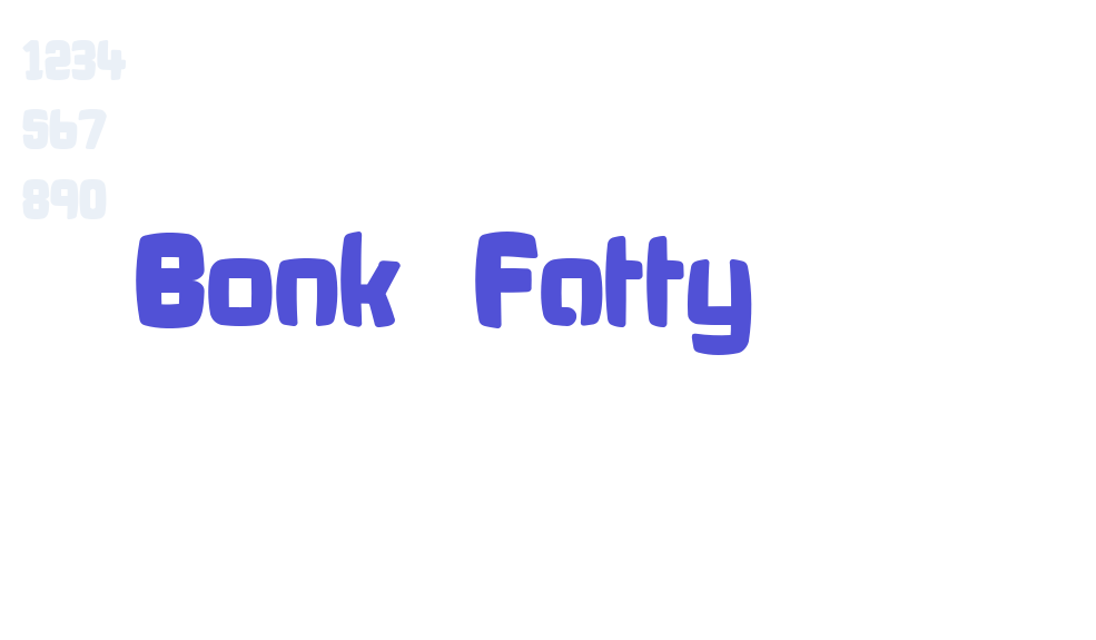 Bonk Fatty-font-download