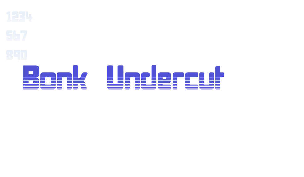 Bonk Undercut-font-download