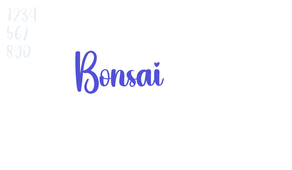 Bonsai-font-download