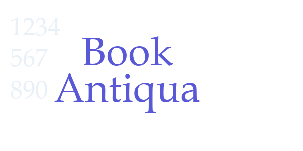 Book Antiqua font free