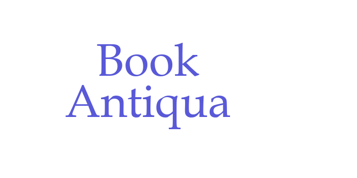 Book Antiqua Font Download