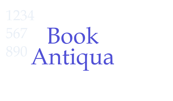 Book Antiqua font download