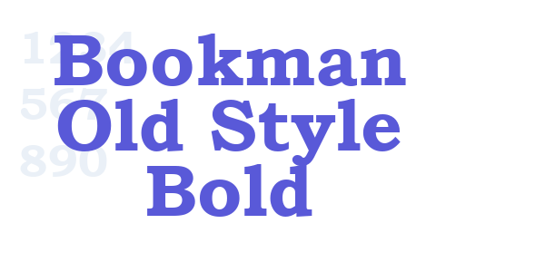 Bookman Old Style Bold font free