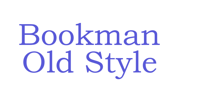 Bookman Old Style Font