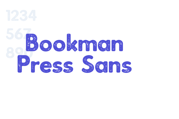 Bookman Press Sans