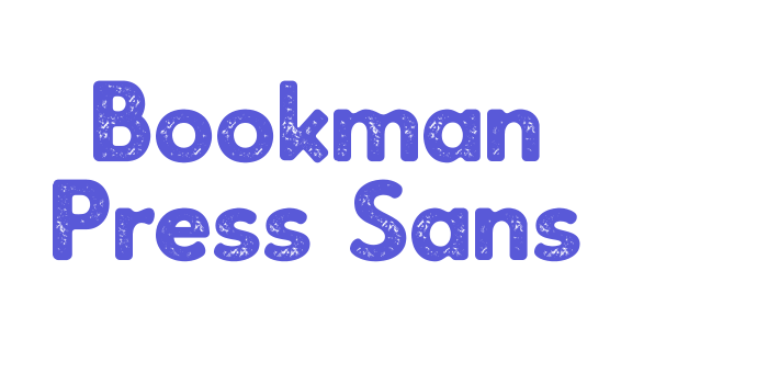 Bookman Press Sans Font