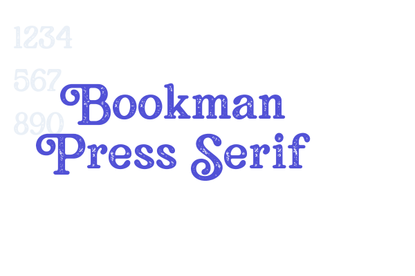 Bookman Press Serif