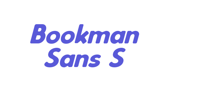 Bookman Sans S Font Download