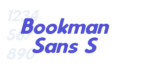 Bookman Sans S-font-download