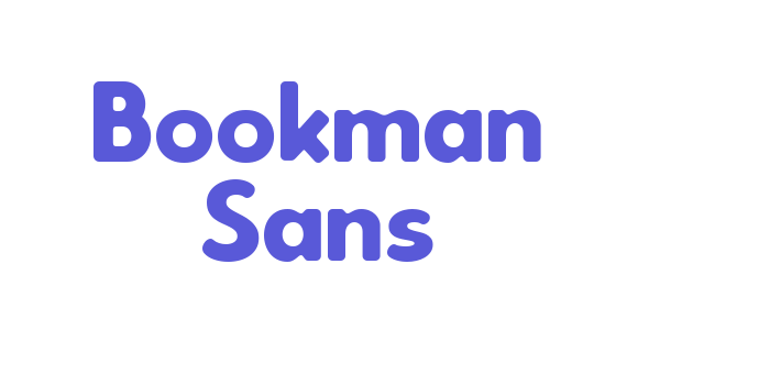 Bookman Sans Font